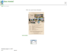 Tablet Screenshot of holedec.cz
